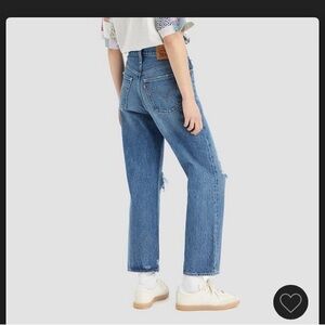 New Levi’s Ribcage Straight Ankle Jeans size 32x27